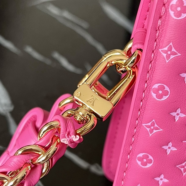 ルイヴィトンバッグ角部分ディテール